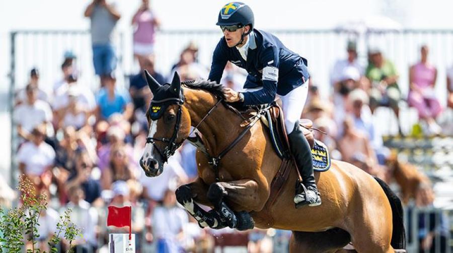 Henrik von Eckermann trea i kval till Grand Prix tillsammans med Iliana. Foto: Petter Arvidson/Bildbyrån