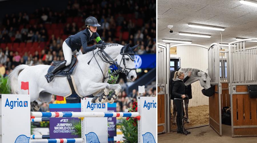 Ottilia Lundgren och ComeOnConrad. Foto Ida Lindemann/ Privat
