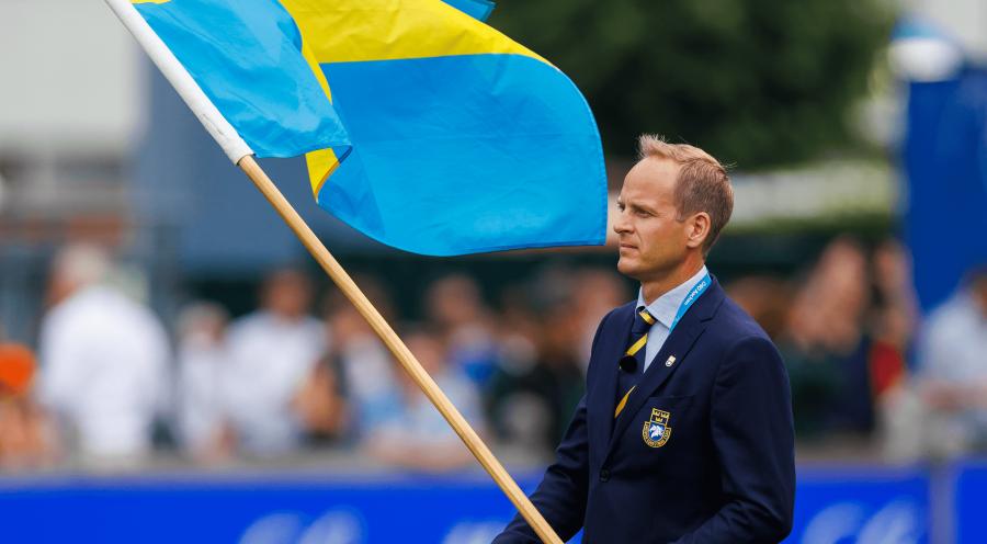 Förbundskapten Henrik Ankarcrona. Foto: Tomas Holcbecher