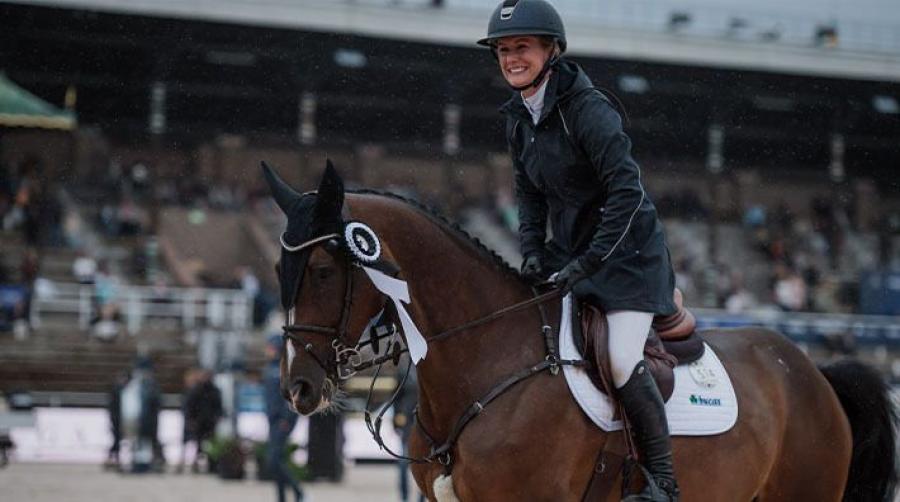 Angelica Augustsson Zanotelli trotsade regnet – igen. Foto: Ida Lindemann