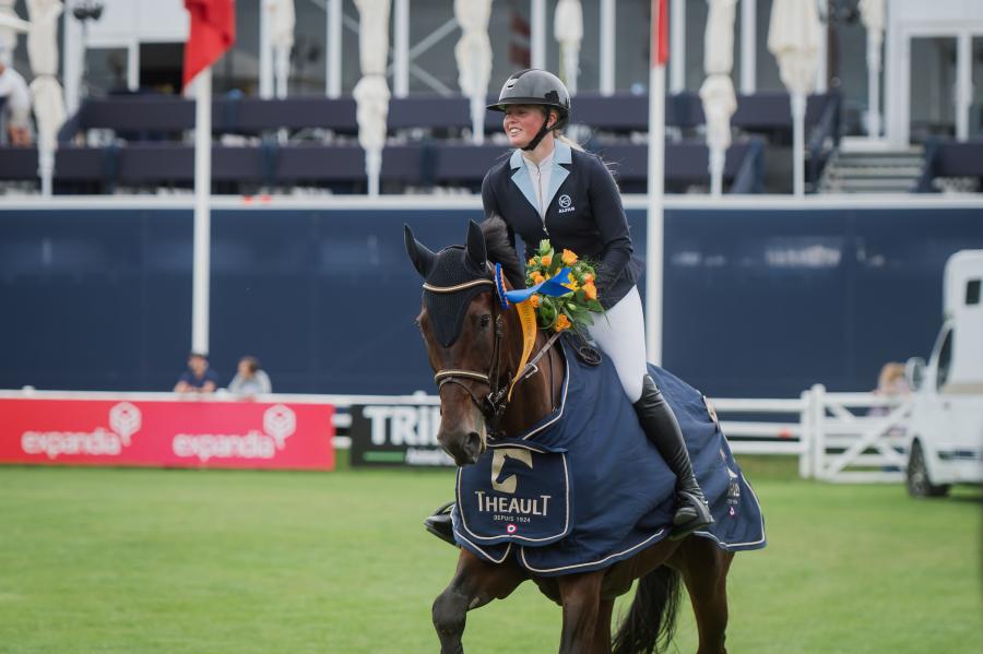 Moa Behrens och Caliban H segrade. Foto: Ida Lindemann