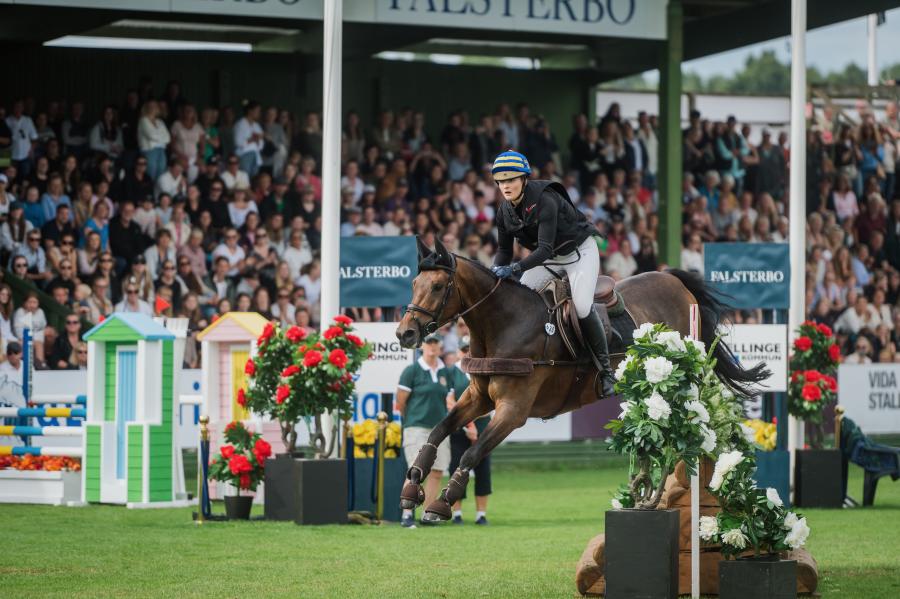 Amanda Andersson var oslagbar i sin Falsterbo-debut