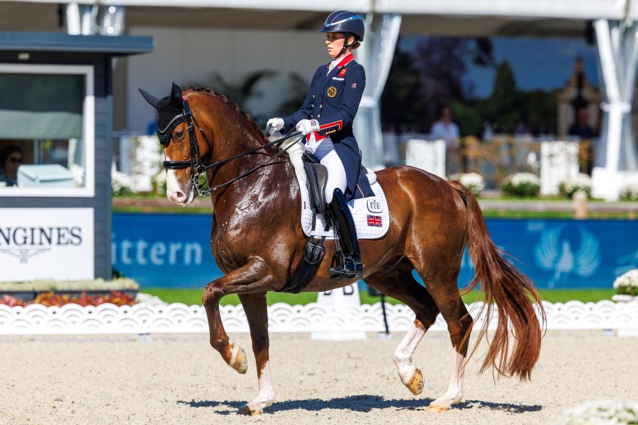 Charlotte Dujardin och Imhotep kommer inte till OS. Arkivfoto: Tomas Holcbecher