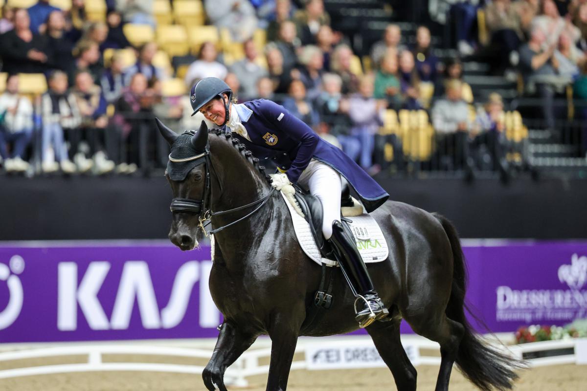Maria von Essen och Invoice gjorde en av karriärens bästa resultat i helgen. Foto: FEI/Pernilla Hägg