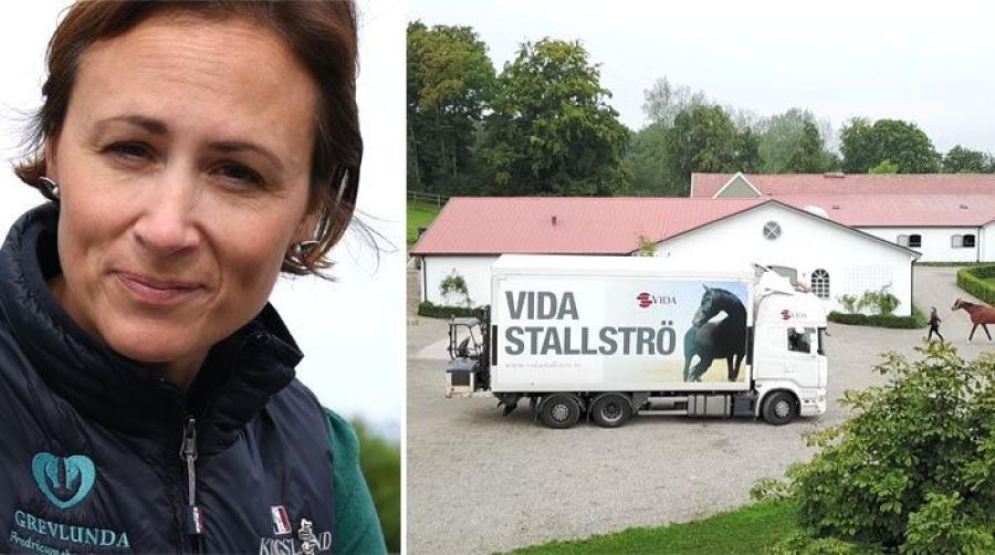 Viktigt med högkvalitativt stallströ på Grevlunda: "Får inte damma"