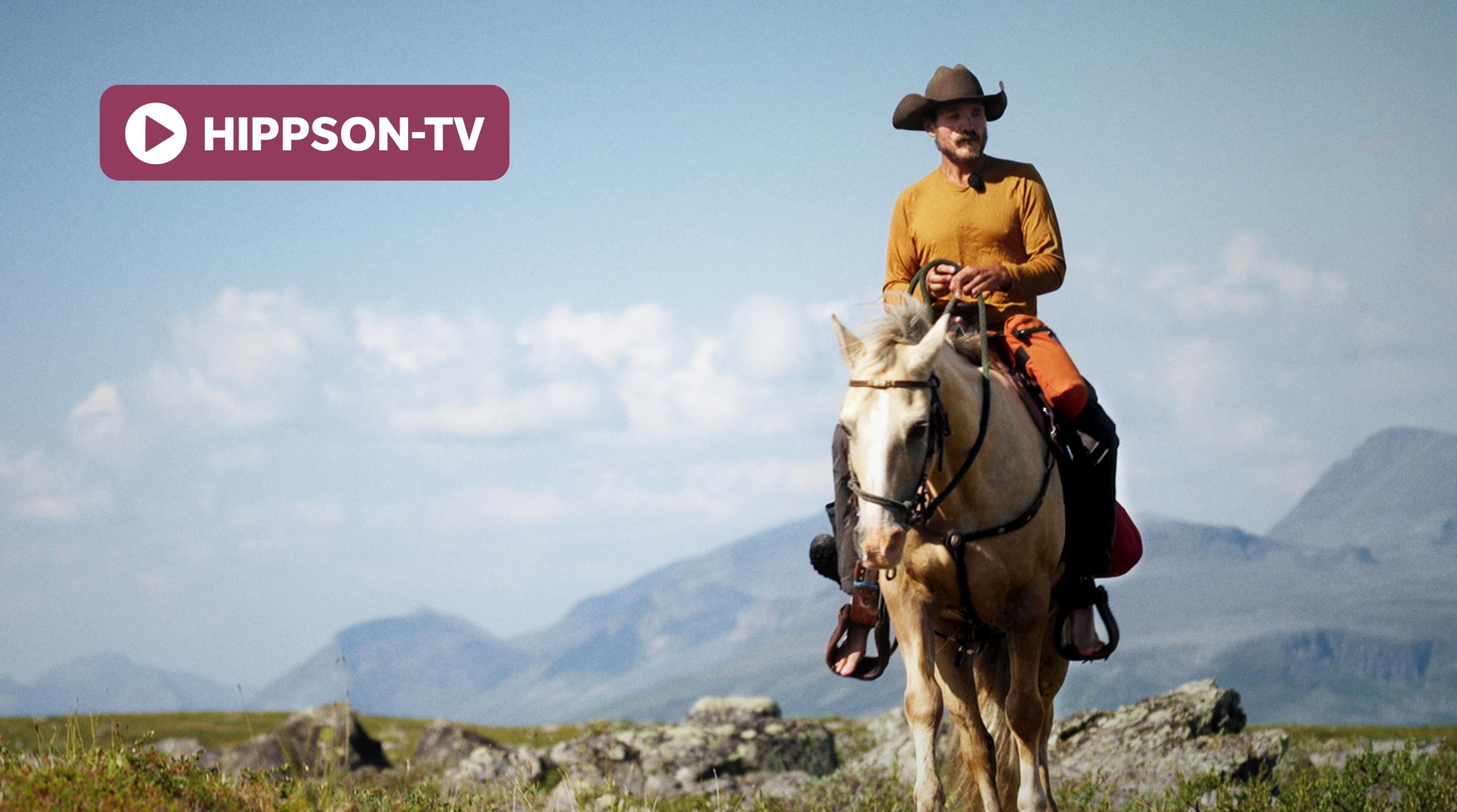 Fjällryttaren Pressbild SVT, Oskar Öhrström och Ivory. Foto: Ola Sandström