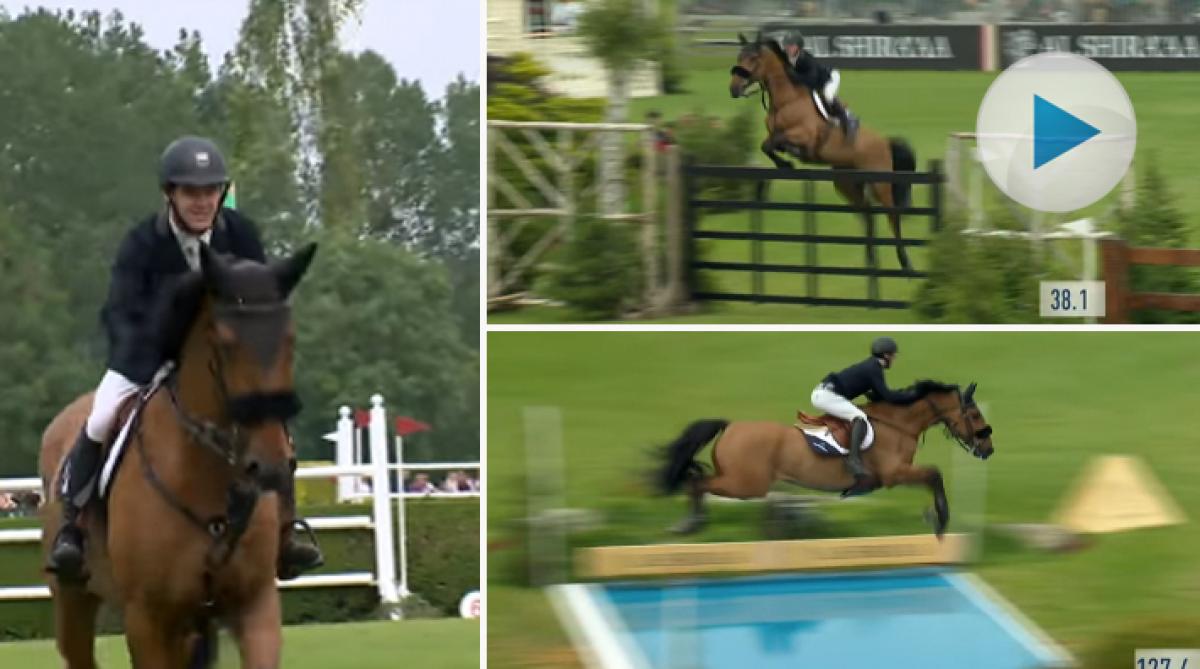 Den 19-årige irländska ryttaren Michael Pender vann utmanande Hickstead Derby i söndags. Det är den yngsta ryttaren någonsin som lyckas med det.