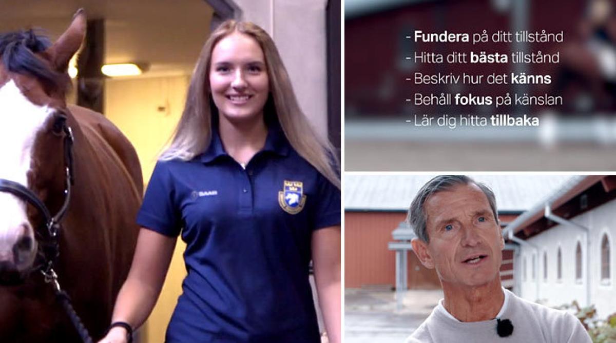 I femte delen av serien ”Hållbara ryttare”, om mental träning, berättar proffsen i dressyrlandslagen hur de arbetar med sitt optimala tillstånd i ridningen.