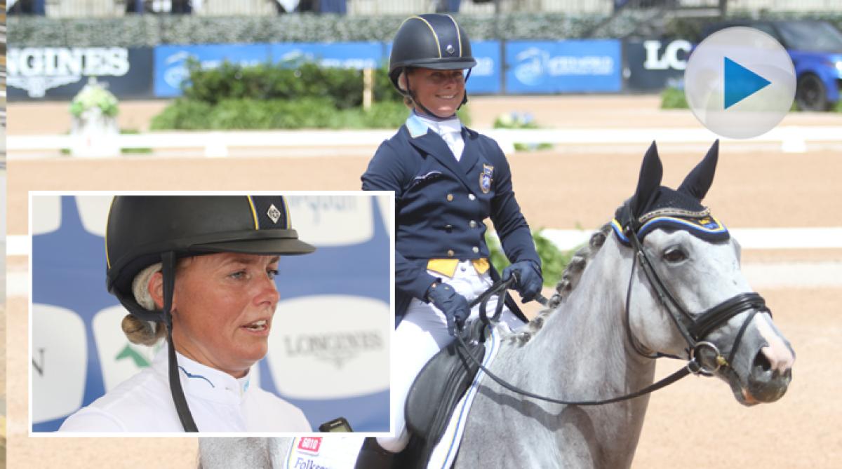 Sara Algotsson Ostholt om Wegas comeback: ”Jag älskar denna häst”