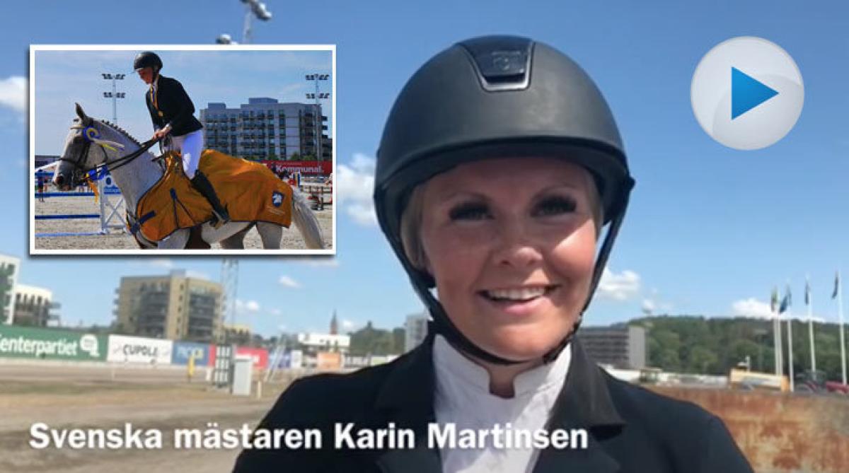 Karin Martinsen och Bella knep SM-guldet