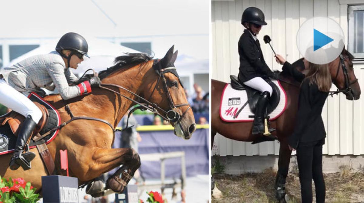 Nika och Maja = "Hippson News" och "Malin Baryard"
