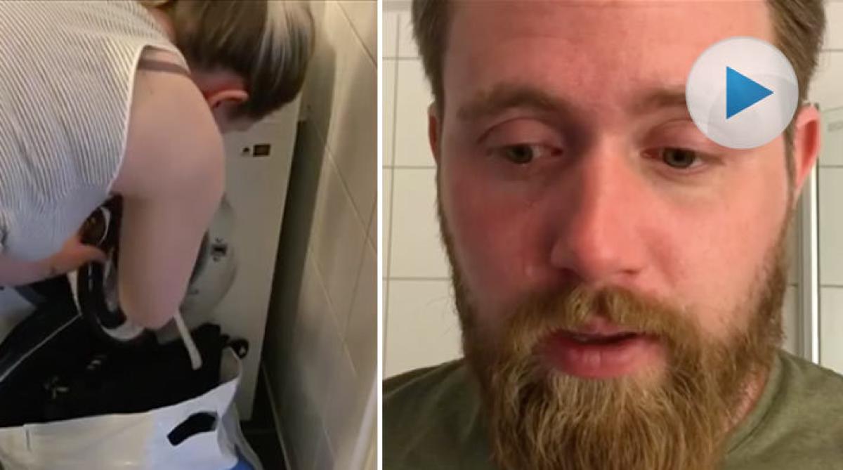 När vårstädningen av stallet flyttar in i husets tvättmaskin