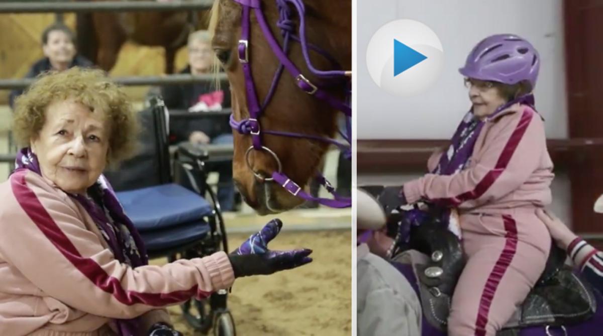 Helen rider igen – 90 år gammal: ”Måste hitta en cowboy som köper mig en häst”
