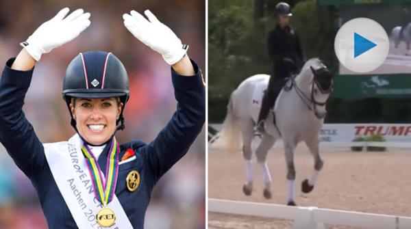 Värm upp din dressyrhäst som Charlotte Dujardin: ”Nästan som gymnastik”