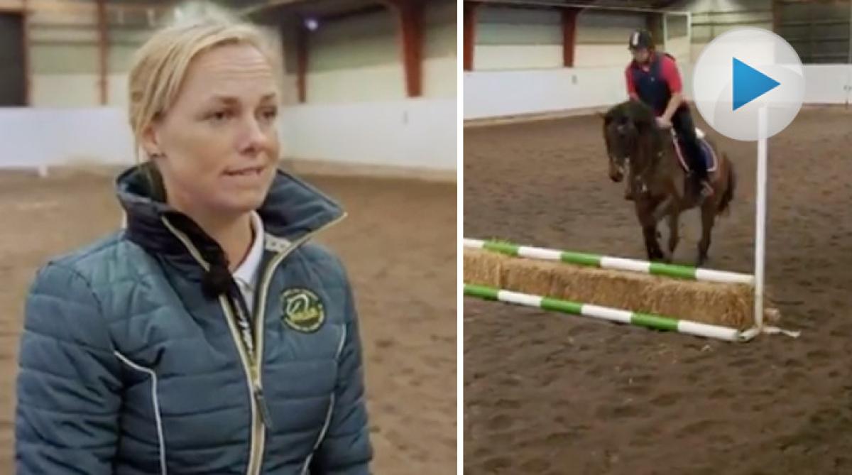 Sara Algotsson Ostholt drillar papporna: “Låt inte benen hänga som spaghetti”