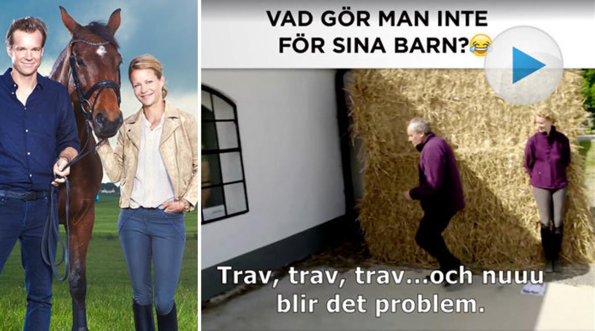 När ryttarpappor ska lära sig dressyrprogram