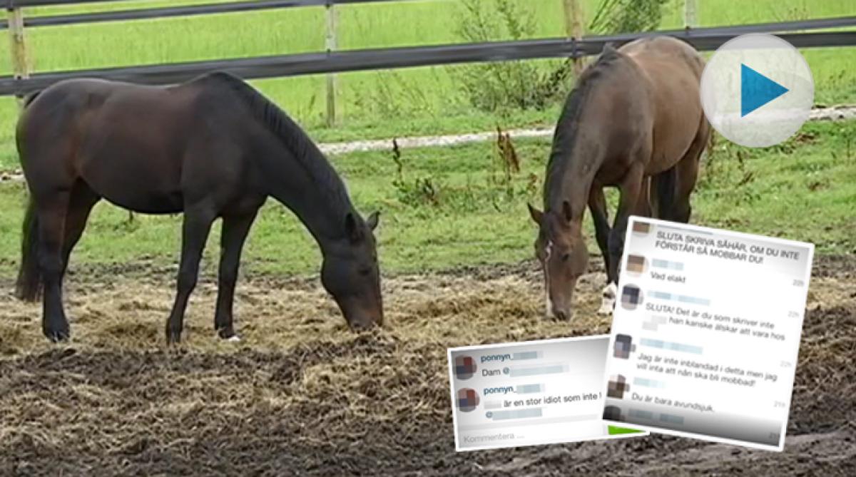 Ung ryttare hatades på Instagram: ”Det stod att min dotter ska dö”
