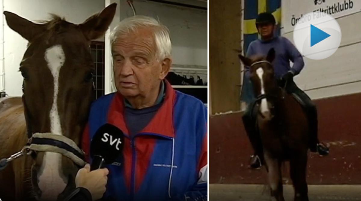 Olof von Elern har ridit på ridskola – i 66 år