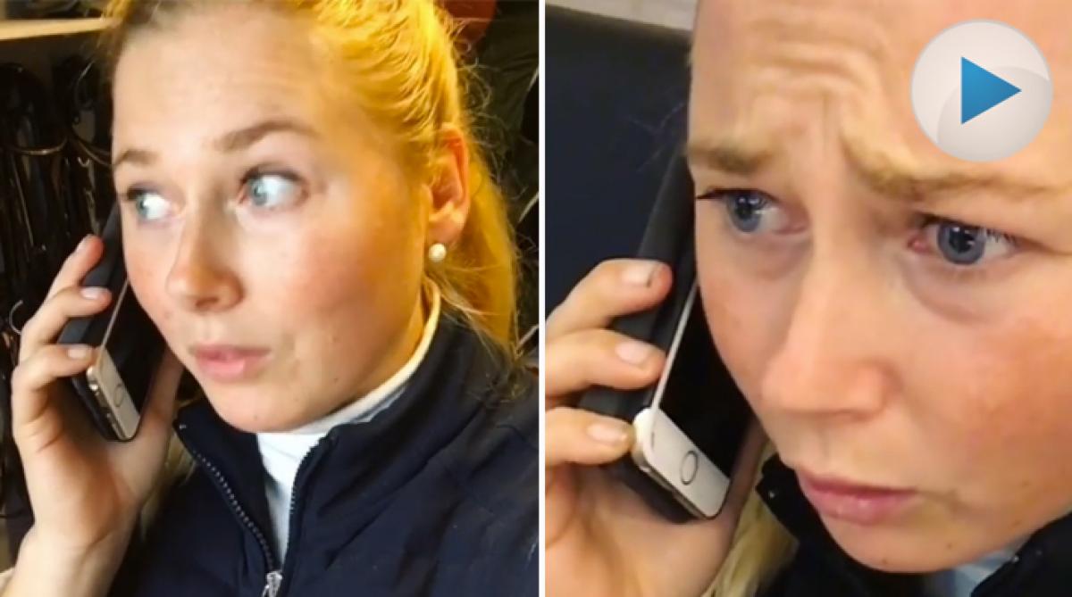 ”Stallet! Är du där fortfarande, du sa att du skulle komma om en timme...”