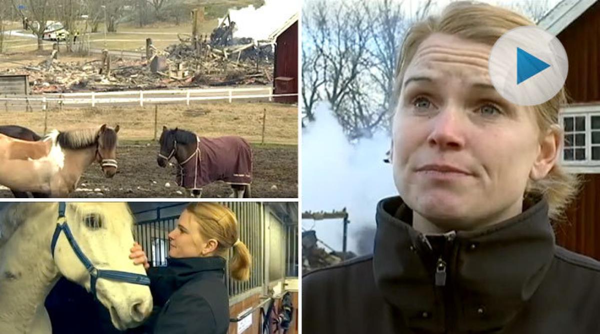 Ridskolechefen om kaoset och oron under brandnatten