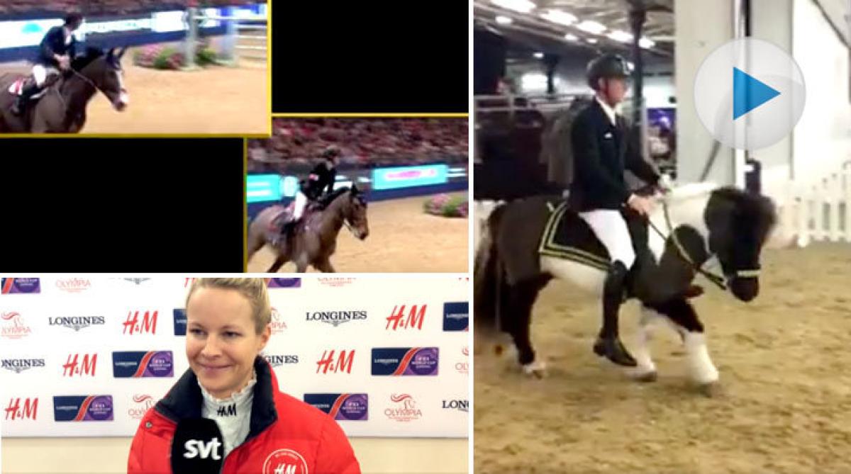 Se Malin Baryard mot Bertram Allen i omhoppningen