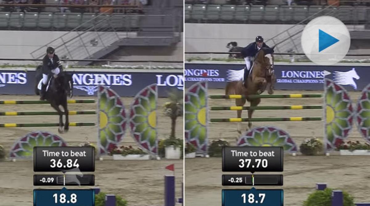 Se Rolf-Göran Bengtssons och Daniel Deussers spännande omhoppning – sida vid sida