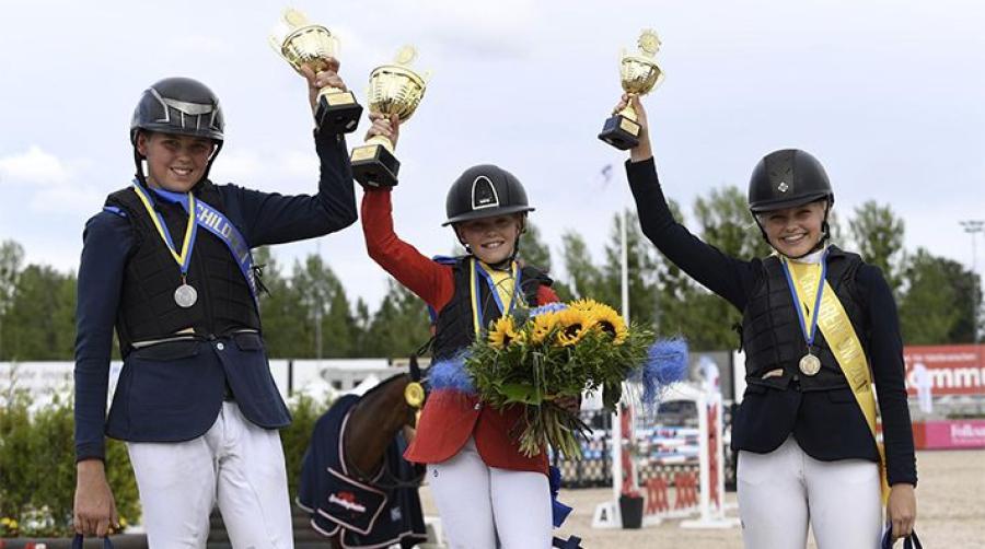 Förra årets medaljörer i kategori C, när SM arrangerades på Sundbyholm. Arkivfoto: Haide Westring