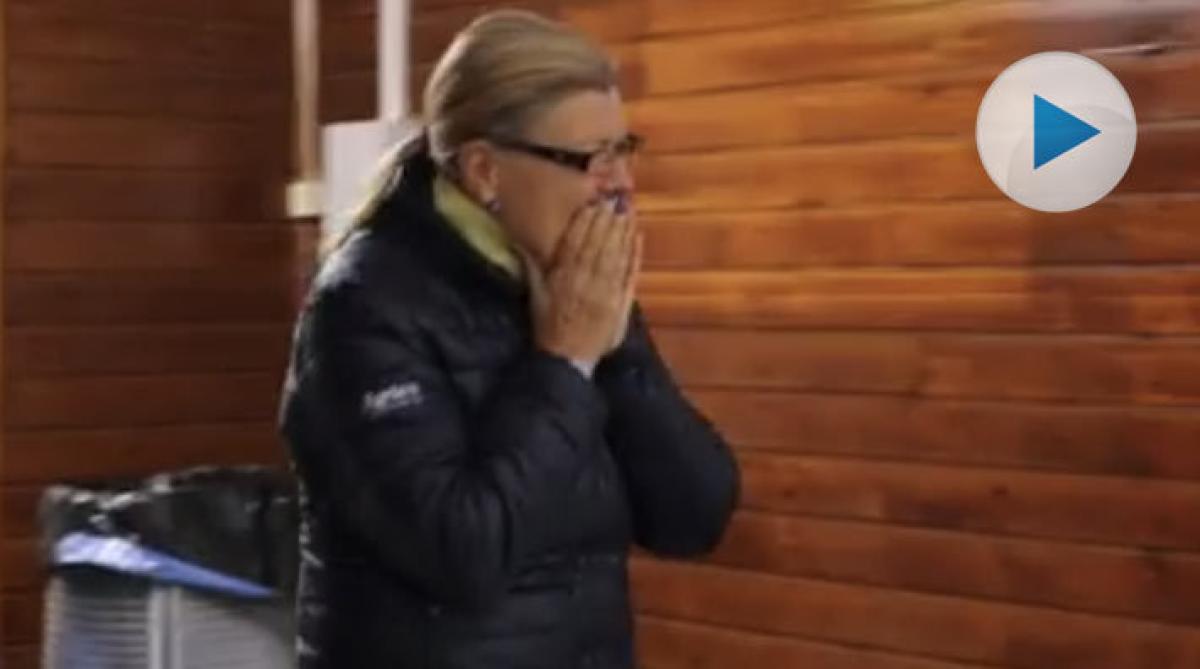Eleverna hyllar sin dressyrlärare efter Paralympics