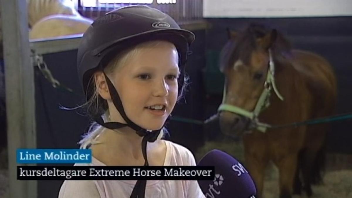 Ridskoleelever har gått kurs i "Extreme Horse Makeover"