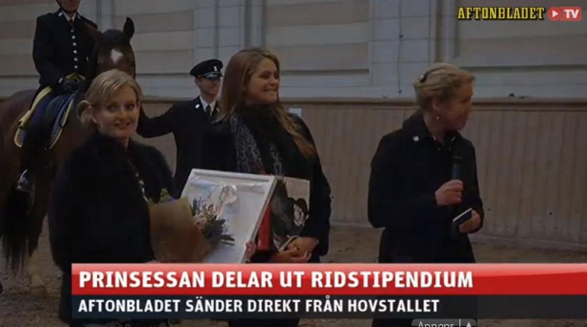 Prinsessan Madeleine delade ut stipendium