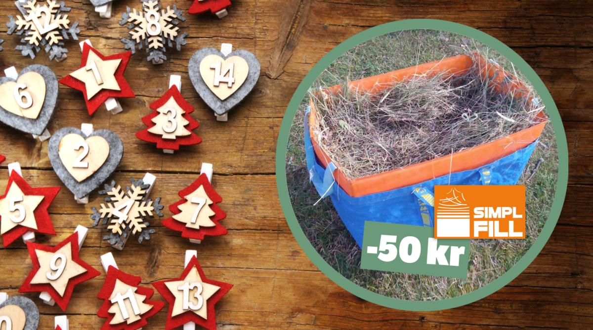 Hippsons julkalender: Lucka 5 – 50 kronors rabatt på "höpåsepackaren" Simplfill