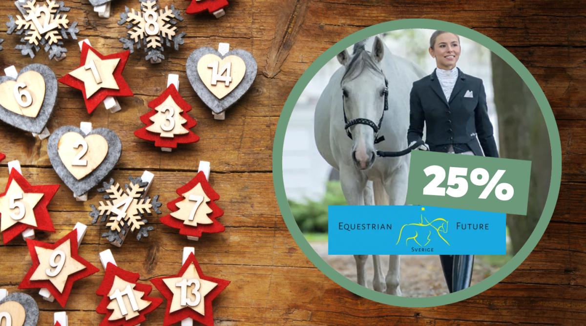 Hippsons julkalender: Lucka 2 – 25 % rabatt hos Equestrian Future