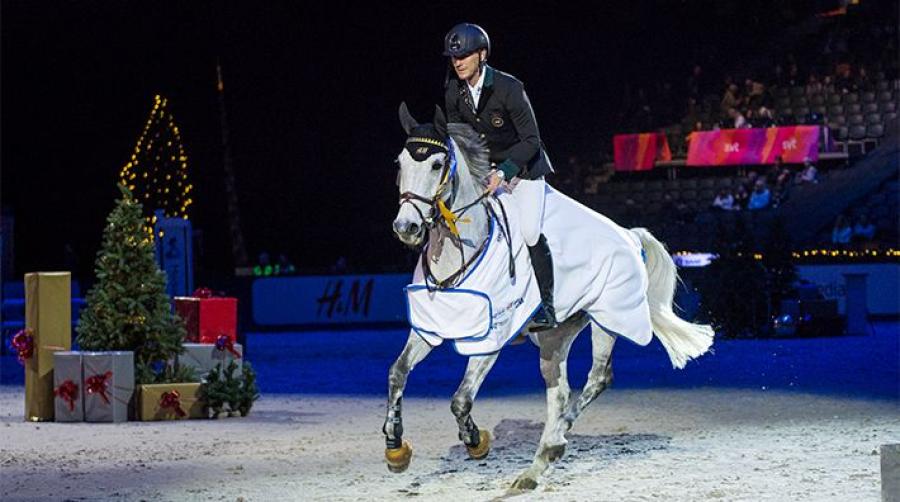 Peder Fredricson på Kirlo van den Bosrand var en av vinnarna vid SIHS förra året. Arkivfoto: Jennie Börs