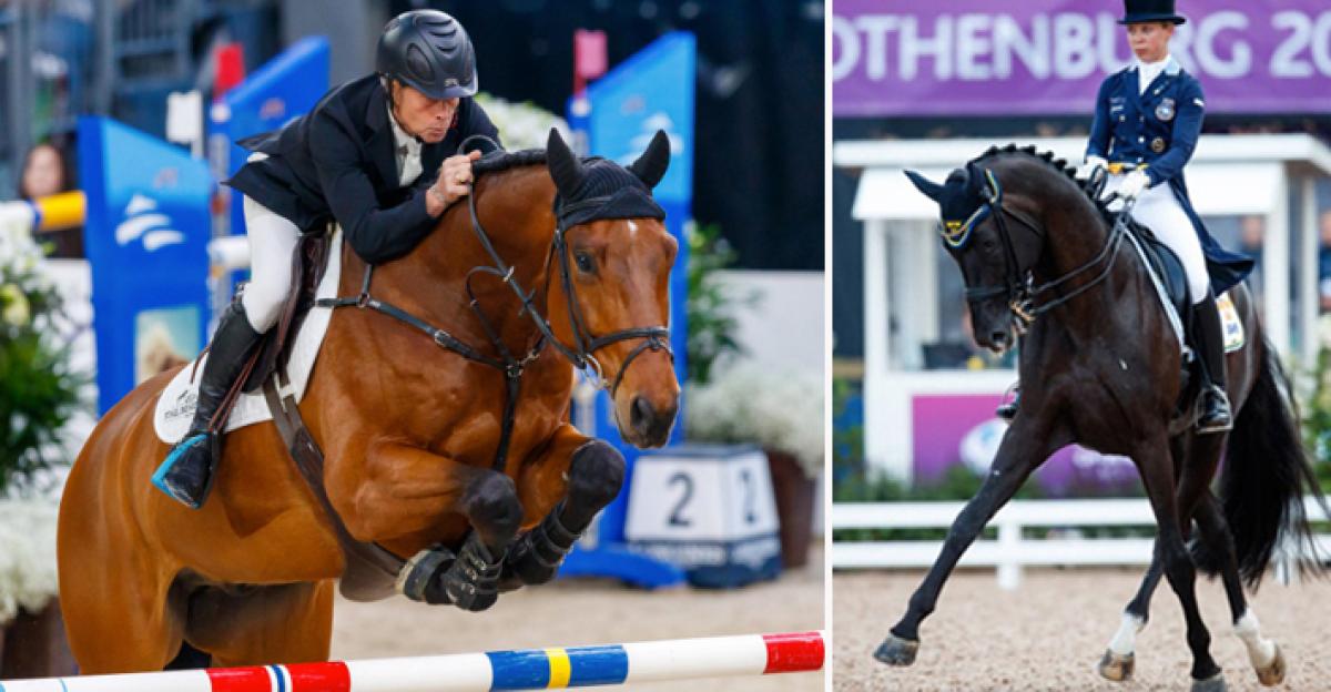 Rolf-Göran Bengtsson och Therese Nilshagen är redo att fira midsommar med Nations Cup. Foto: Tomas Holcbecher