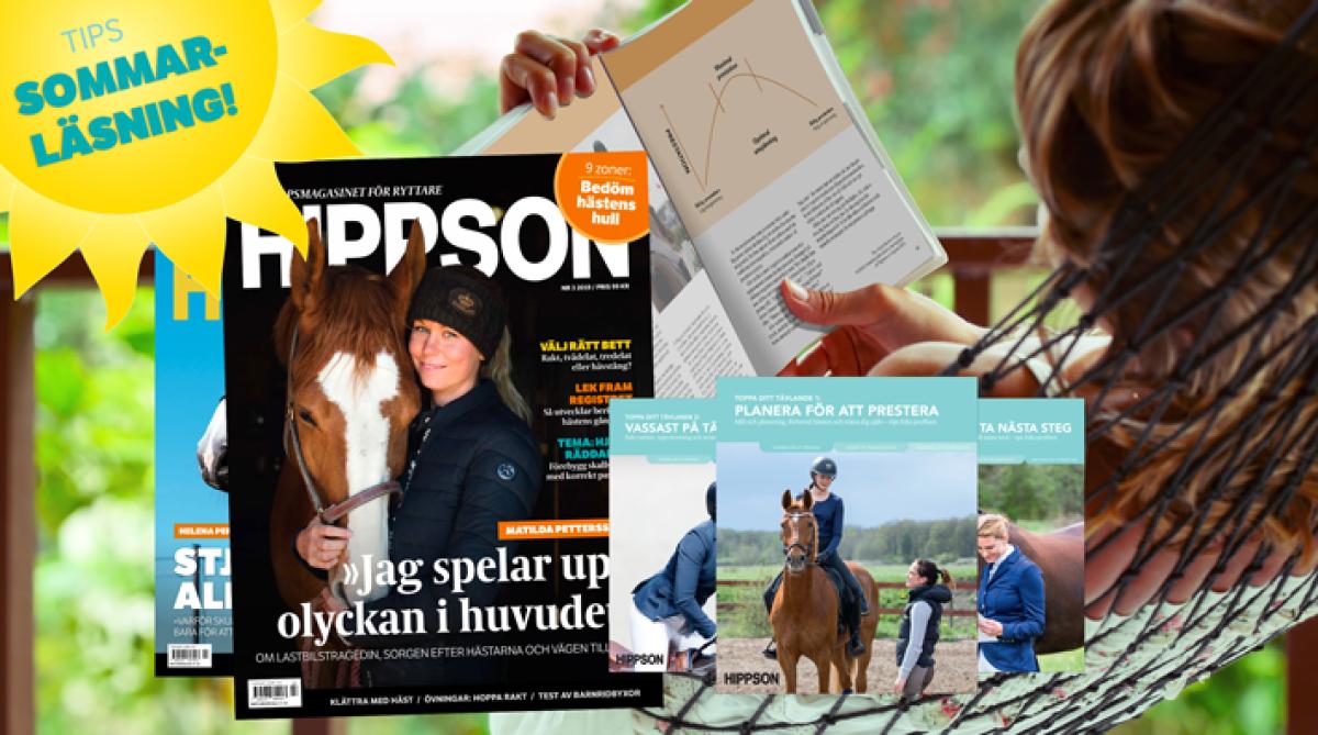 Sommarläsning: Bokserie + två nummer av Hippson – spara 240 kronor!
