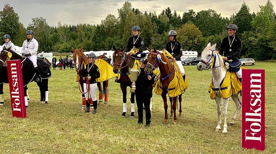 Växjö Distansryttare red hem SM-guldet förra året – i år är de tillbaka igen. Foto: Svenska ridsportförbundet