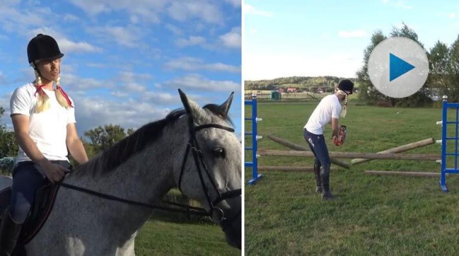 Känns hindret på hoppträningen lite för högt? Fälttävlansryttaren Pontus Hugosson tipsar om hur man fixar hindret till en mer "lagom" höjd. </p>