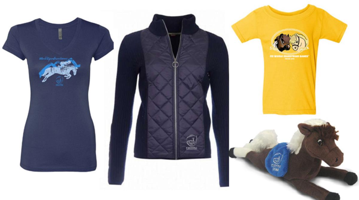 Supportershop inför VM i Tryon