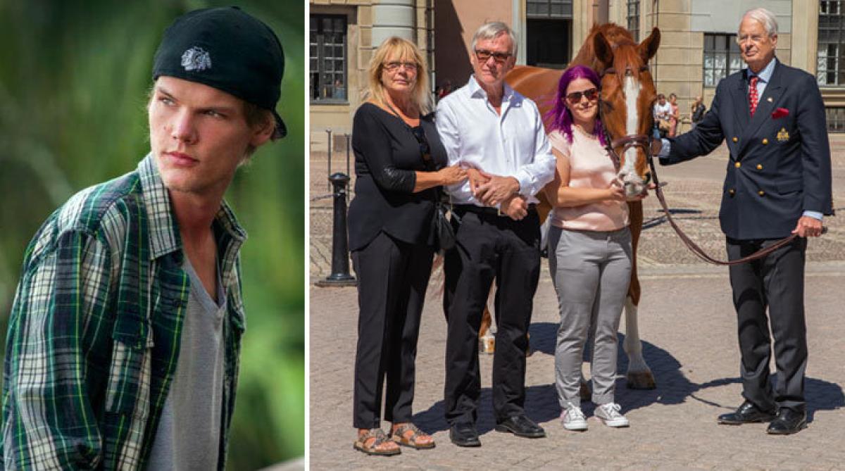 Foto: The Perfect World Foundation (Avicii) och Rolf Carlberg (Tims föräldrar och Sarah Isaksson vid ceremonin)