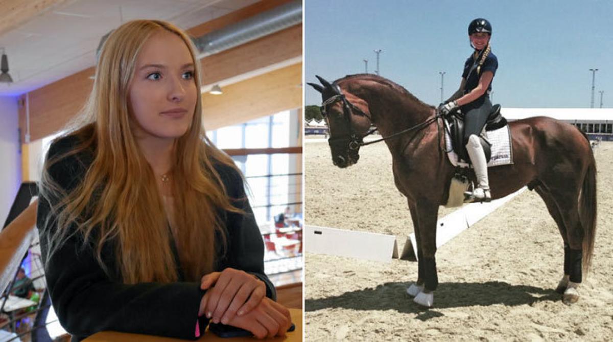 Cecilia har skolan hemma på gården