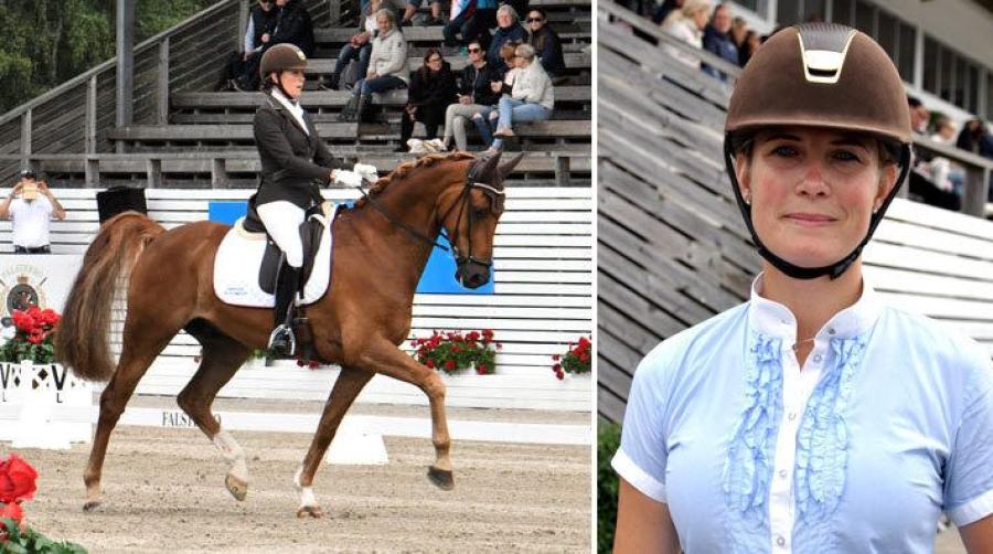 Emelie Brolin är en meriterad dressyrryttare som både utbildar och tävlar hästar upp till Grand Prix-nivå. Arkivfoto.