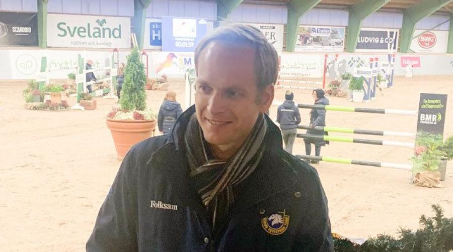 Henrik Ankarcrona är på plats vid SM på Grevagården.