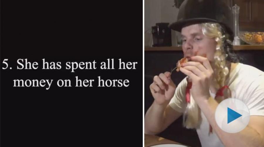 Hon kommer att vara sen, hon pratar helst bara om sin häst och har ett lite annorlunda bordsskick. Detta bör du veta innan du bjuder ut en ryttare.