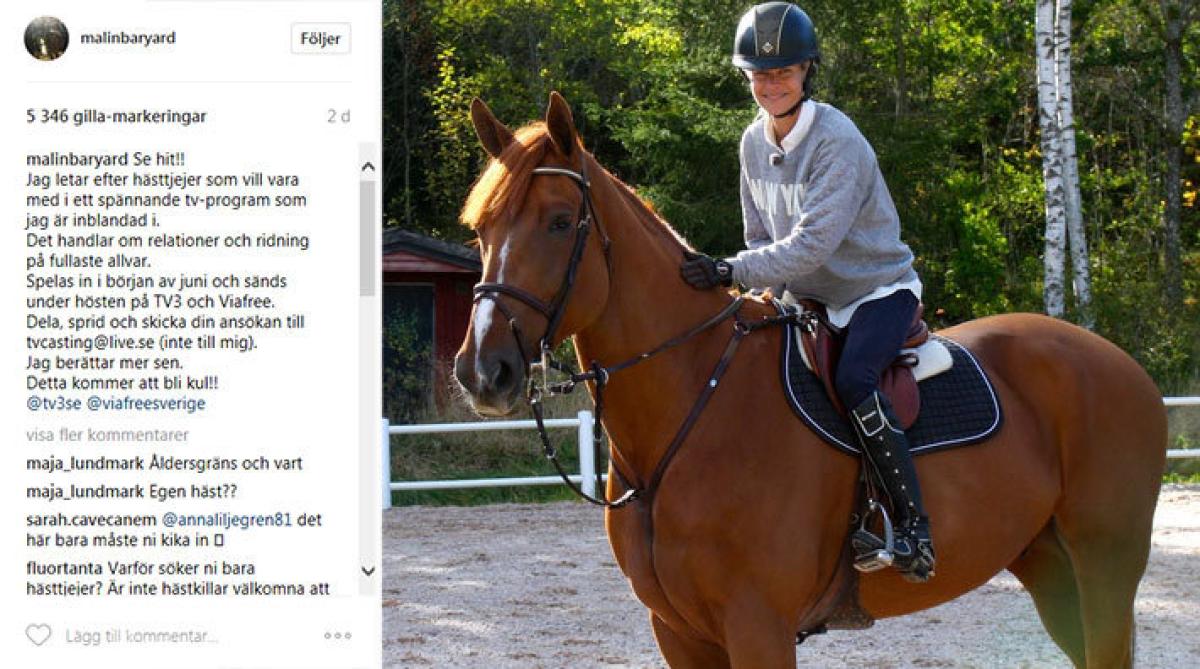 Tjejer och killar söks till program med bland andra Malin Baryard Johnsson som coach