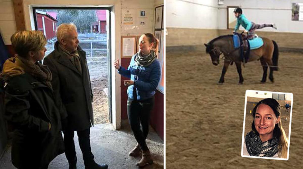 <i>Kungsörs ridklubbs engagemang för miljön har uppmärksammats stort i länet, inte bara i lokaltidningen och av andra medier. Till och med Sveriges Riksdag har varit på besök. ”Vi gick med i Svett och...