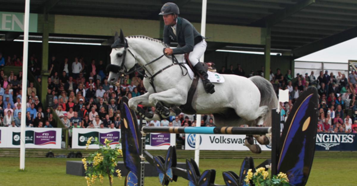 <i> Förra året segrade Rolf-Göran Bengtsson och Clarimo Ask i Falsterbo Grand Prix. Foto: Annelie Lundkvist </i>