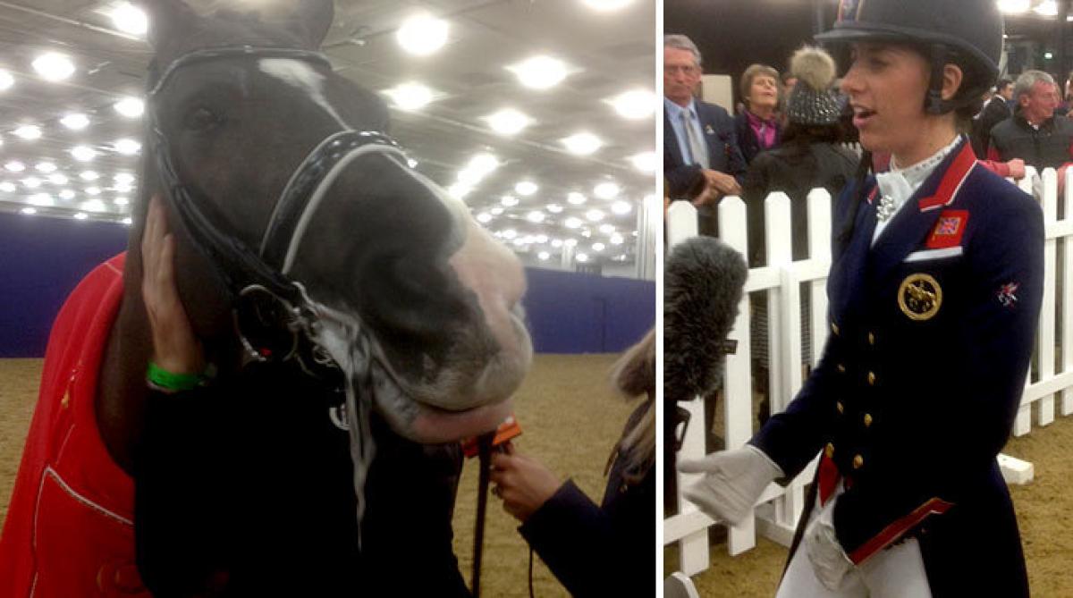 Charlotte (och Valegro) mötte pressen: ”Jag har gråtit hela tiden”