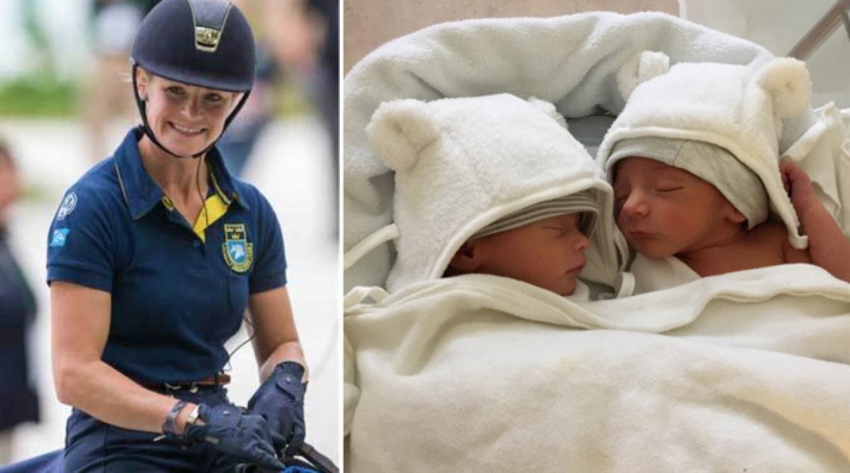 <i>Jeanna Högberg har blivit mamma till tvillingarna Esther (vänster) och Noah (höger).</i>