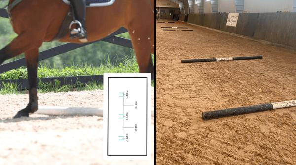 Bomövning för att träna ryttarens tajming och inverkan