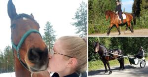 Hanna Nordin beskriver sig själv som en hästmänniska, inte en människa med häst. Här reflekterar hon över varför en del hästar anses vara elaka.